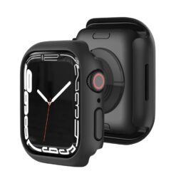 Puzdro Soft Case čierne pre Apple Watch Series 9 / 8 / 7 45mm