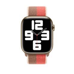 Lacné Kryty | Remienok Cloth Wristband hnedo-červený pre Apple Watch | Lacné Kryty
