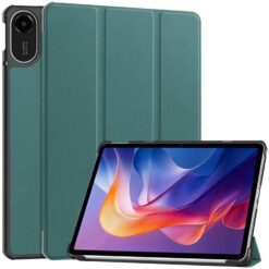 Lacné Kryty | Knižkové puzdro Pure case zelené – Xiaomi Redmi Pad 2 | Lacné Kryty