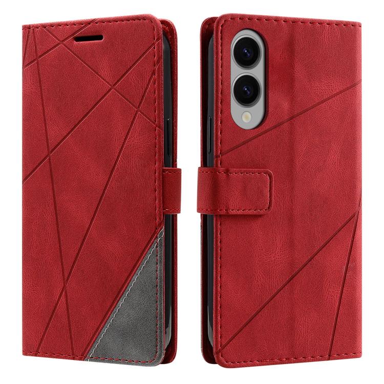 Knižkové puzdro Rhombus červené – Samsung Galaxy S25 Edge | Lacné Kryty Lacné Kryty | Knižkové puzdro Rhombus červené – Samsung Galaxy S25 Edge | Lacné Kryty