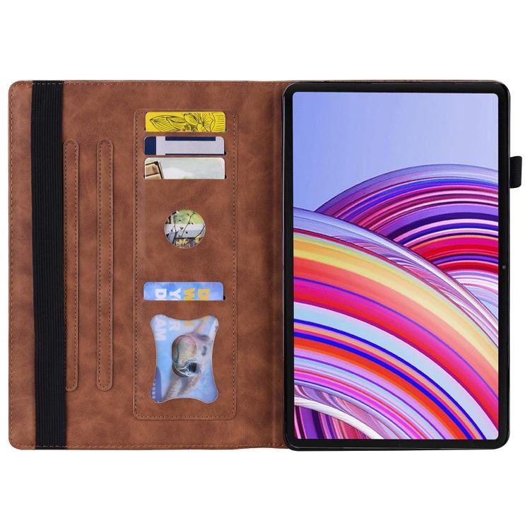 Knižkové puzdro Slot case hnedé – Xiaomi Redmi Pad 2 | Lacné Kryty Lacné Kryty | Knižkové puzdro Slot case hnedé – Xiaomi Redmi Pad 2 | Lacné Kryty