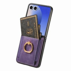Lacné Kryty | Odolný Kryt Ring Armor case červený – Samsung Galaxy Z Flip 7 | Lacné Kryty