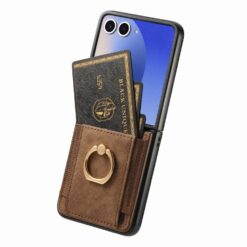 Lacné Kryty | Odolný Kryt Ring Armor case zlatý – Samsung Galaxy Z Flip 7 | Lacné Kryty
