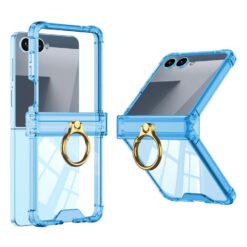 Lacné Kryty | Odolný Kryt Ring Armor case zlatý – Samsung Galaxy Z Flip 7 | Lacné Kryty