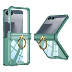 Lacné Kryty | Odolný Kryt Ring Armor case červený – Samsung Galaxy Z Flip 7 | Lacné Kryty