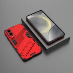 Odolný Kryt Punk armor case červený – Samsung Galaxy S25 Edge | Lacné Kryty Lacné Kryty | Odolný Kryt Punk armor case červený – Samsung Galaxy S25 Edge | Lacné Kryty
