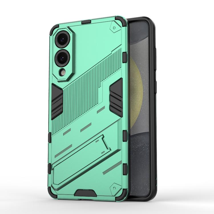 E-shop Odolný Kryt Punk armor case zelený – Samsung Galaxy S25 Edge