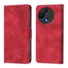 Lacné Kryty | Peňaženkové puzdro Embossing Pattern Square modré – TCL 60 SE Nxtpaper | Lacné Kryty