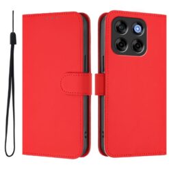 Lacné Kryty | Peňaženkové puzdro Solid červené – ZTE Blade V70 Vita | Lacné Kryty