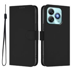 Lacné Kryty | Peňaženkové puzdro Solid čierne – ZTE Blade A75 4G | Lacné Kryty