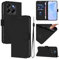 Lacné Kryty | Peňaženkové puzdro Solid čierne – ZTE Blade V70 Vita | Lacné Kryty