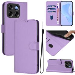 Peňaženkové puzdro Solid fialové – ZTE Blade V70 Vita | Lacné Kryty Lacné Kryty | Peňaženkové puzdro Solid fialové – ZTE Blade V70 Vita | Lacné Kryty