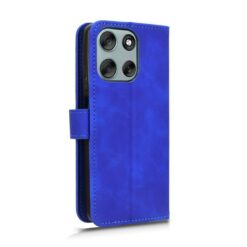 Lacné Kryty | Peňaženkové puzdro Solid modré – Motorola Moto G56 5G | Lacné Kryty
