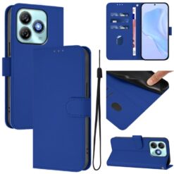 Lacné Kryty | Peňaženkové puzdro Solid modré – ZTE Blade A75 4G | Lacné Kryty