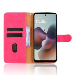 Lacné Kryty | Peňaženkové puzdro Solid ružové – Motorola Moto G56 5G | Lacné Kryty