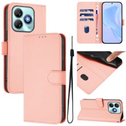 Lacné Kryty | Peňaženkové puzdro Solid ružové – ZTE Blade A75 4G | Lacné Kryty