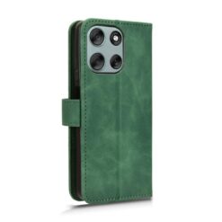 Lacné Kryty | Peňaženkové puzdro Solid zelené – Motorola Moto G56 5G | Lacné Kryty
