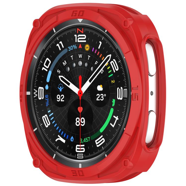 Puzdro Gear case červené pre Samsung Galaxy Watch 8 40mm / Watch 9 40mm | Lacné Kryty Lacné Kryty | Puzdro Gear case červené pre Samsung Galaxy Watch 8 40mm / Watch 9 40mm | Lacné Kryty