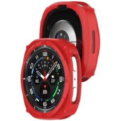 Puzdro Gear case červené pre Samsung Galaxy Watch 8 40mm / Watch 9 40mm | Lacné Kryty Lacné Kryty | Puzdro Gear case červené pre Samsung Galaxy Watch 8 40mm / Watch 9 40mm | Lacné Kryty