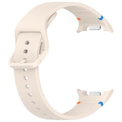 Lacné Kryty | Remienok Smooth Wristband béžový pre Samsung Galaxy Watch 8 Classic 46mm / Watch 8 44mm / Watch 8 40mm / Watch 9 40mm / Watch 9 44mm | Lacné Kryty