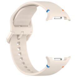 Lacné Kryty | Remienok Smooth Wristband béžový pre Samsung Galaxy Watch 8 Classic 46mm / Watch 8 44mm / Watch 8 40mm / Watch 9 40mm / Watch 9 44mm | Lacné Kryty