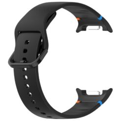 Lacné Kryty | Remienok Smooth Wristband čierny pre Samsung Galaxy Watch 8 Classic 46mm / Watch 8 44mm / Watch 8 40mm / Watch 9 40mm / Watch 9 44mm | Lacné Kryty
