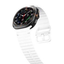 Remienok Techno Wristband biely pre Samsung Galaxy Watch 8 Classic 46mm / Watch 8 44mm / Watch 8 40mm / Watch 9 40mm / Watch 9 44mm | Lacné Kryty Lacné Kryty | Remienok Techno Wristband biely pre Samsung Galaxy Watch 8 Classic 46mm / Watch 8 44mm / Watch 8 40mm / Watch 9 40mm / Watch 9 44mm | Lacné Kryty
