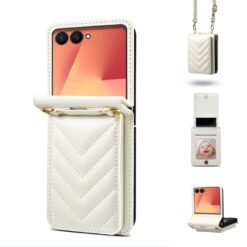 Lacné Kryty | Kryt Arrow Case biely – Samsung Galaxy Z Flip 7 | Lacné Kryty