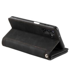 Lacné Kryty | Multifunkčné peňaženkové puzdro Nine-Card Case čierne – Samsung Galaxy A17 5G | Lacné Kryty