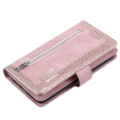 Multifunkčné peňaženkové puzdro Nine-Card Case ružové – Samsung Galaxy A17 5G | Lacné Kryty Lacné Kryty | Multifunkčné peňaženkové puzdro Nine-Card Case ružové – Samsung Galaxy A17 5G | Lacné Kryty
