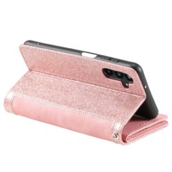 Multifunkčné peňaženkové puzdro Nine-Card Case ružové – Samsung Galaxy A17 5G | Lacné Kryty Lacné Kryty | Multifunkčné peňaženkové puzdro Nine-Card Case ružové – Samsung Galaxy A17 5G | Lacné Kryty