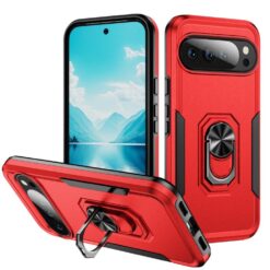 Odolný kryt Ring Armor červený – Google Pixel 10