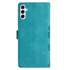 Peňaženkové puzdro Embossing Pattern Motýľ zelené – Samsung Galaxy A17 5G | Lacné Kryty Lacné Kryty | Peňaženkové puzdro Embossing Pattern Motýľ zelené – Samsung Galaxy A17 5G | Lacné Kryty