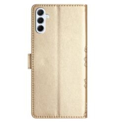 Peňaženkové puzdro Embossing Pattern Motýľ zlaté – Samsung Galaxy A17 5G | Lacné Kryty Lacné Kryty | Peňaženkové puzdro Embossing Pattern Motýľ zlaté – Samsung Galaxy A17 5G | Lacné Kryty