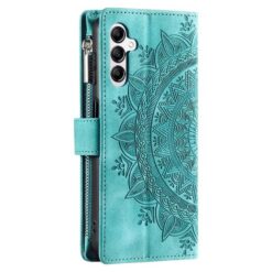 Peňaženkové puzdro Mandala zip case zelené – Samsung Galaxy A17 5G | Lacné Kryty Lacné Kryty | Peňaženkové puzdro Mandala zip case zelené – Samsung Galaxy A17 5G | Lacné Kryty