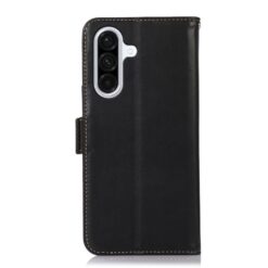 Lacné Kryty | Peňaženkové puzdro RFID Leather case čierne – Samsung Galaxy A17 5G | Lacné Kryty