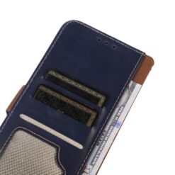 Lacné Kryty | Peňaženkové puzdro RFID Leather case modré – Samsung Galaxy A17 5G | Lacné Kryty