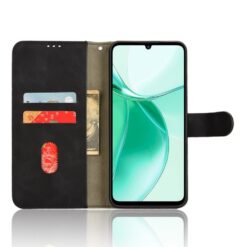 Lacné Kryty | Peňaženkové puzdro Solid čierne – ZTE Blade A35 / A55 | Lacné Kryty