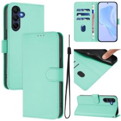 Lacné Kryty | Peňaženkové puzdro Solid mätové – Samsung Galaxy A17 5G | Lacné Kryty