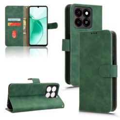 Lacné Kryty | Peňaženkové puzdro Solid zelené – ZTE Blade A35 / A55 | Lacné Kryty