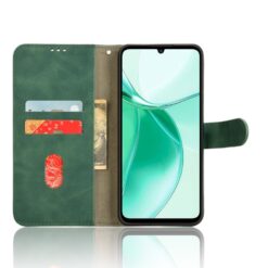 Lacné Kryty | Peňaženkové puzdro Solid zelené – ZTE Blade A35 / A55 | Lacné Kryty