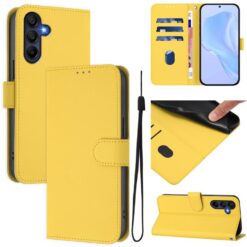 Lacné Kryty | Peňaženkové puzdro Solid žlté – Samsung Galaxy A17 5G | Lacné Kryty