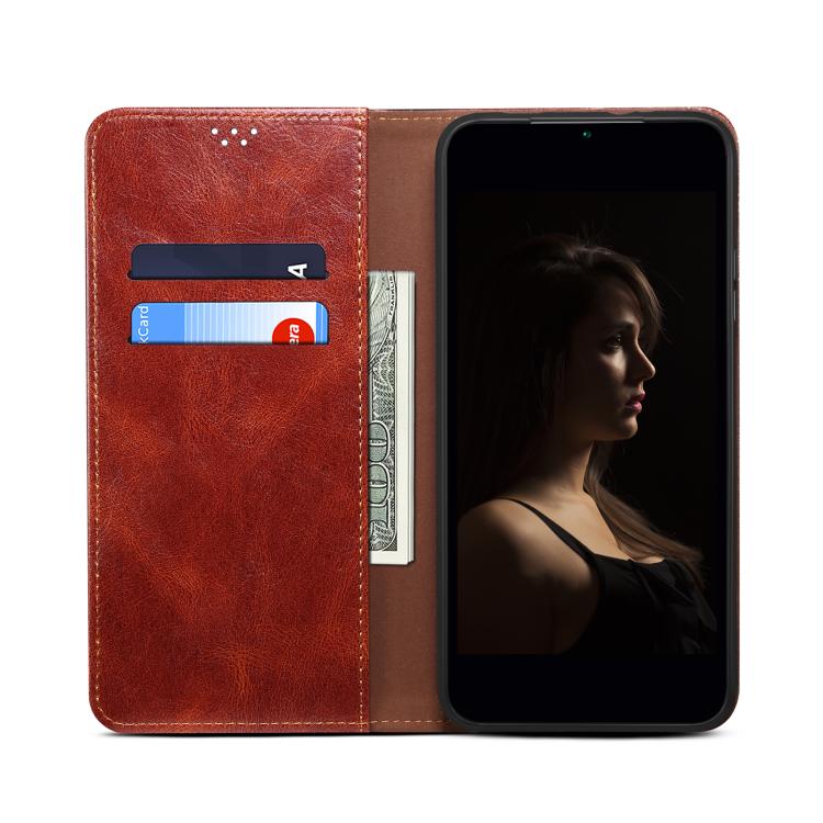 Peňaženkové puzdro Wax case hnedé – Nothing Phone (3) | Lacné Kryty Lacné Kryty | Peňaženkové puzdro Wax case hnedé – Nothing Phone (3) | Lacné Kryty