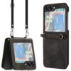 Lacné Kryty | Zadný kryt Lanyard case fialový – Samsung Galaxy Z Flip 7 | Lacné Kryty