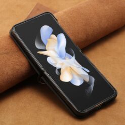 Lacné Kryty | Zadný kryt Lanyard case čierny – Samsung Galaxy Z Flip 7 | Lacné Kryty