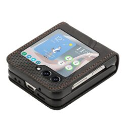 Lacné Kryty | Zadný kryt Lanyard case čierny – Samsung Galaxy Z Flip 7 | Lacné Kryty