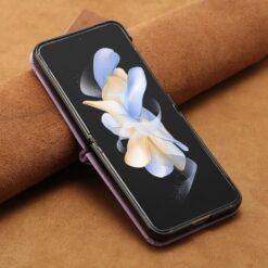 Lacné Kryty | Zadný kryt Lanyard case fialový – Samsung Galaxy Z Flip 7 | Lacné Kryty