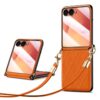 Lacné Kryty | Zadný kryt Sulada čierny – Samsung Galaxy Z Flip 7 | Lacné Kryty