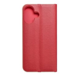 Lacné Kryty | Knižkové puzdro Luna Book červené – Apple iPhone 17 | Lacné Kryty