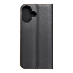 Lacné Kryty | Knižkové puzdro Luna Book čierne – Apple iPhone 17 | Lacné Kryty